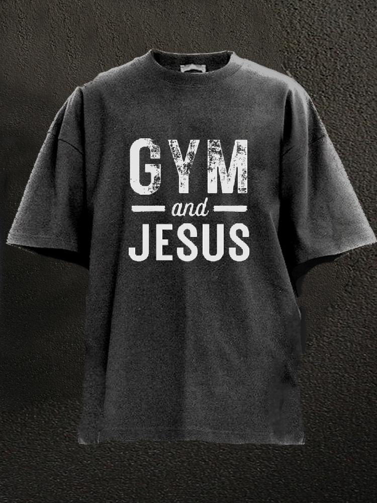 Gym and Jesus Washed Gym Shirt