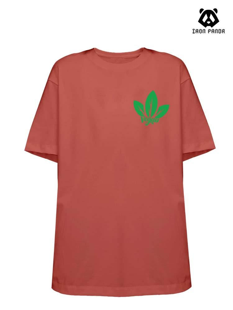 vegan Loose fit cotton  Gym T-shirt
