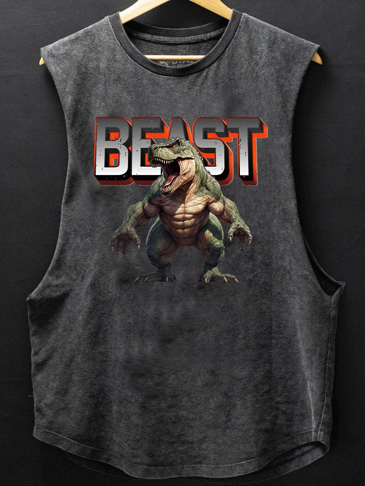 beast SCOOP BOTTOM COTTON TANK