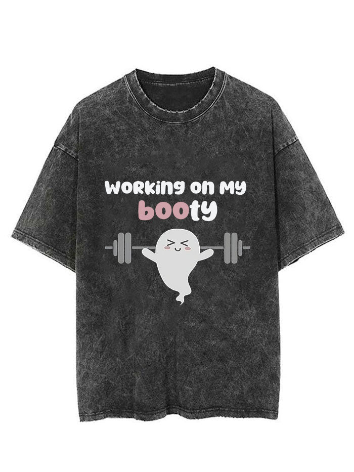 Working on my Booty Vintage Gym Shirt