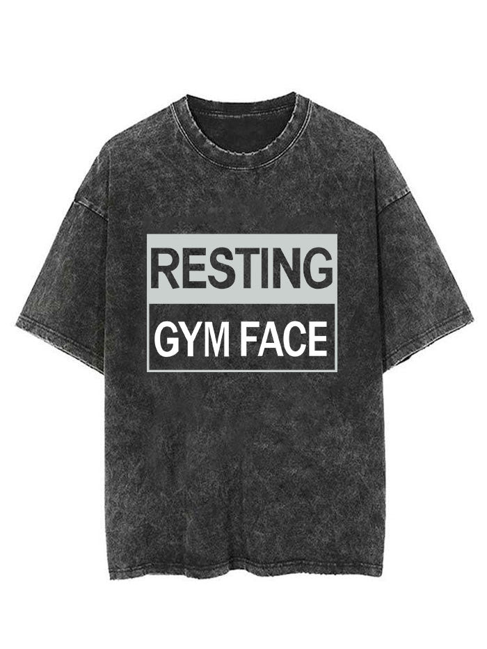 Resting Gym Face Vintage Gym Shirt