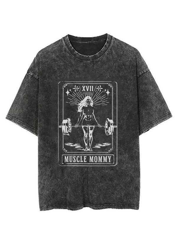 Tarot Card Muscle Mommy Vintage Gym Shirt