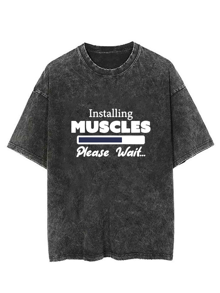 Installing Muscles Vintage Gym Shirt