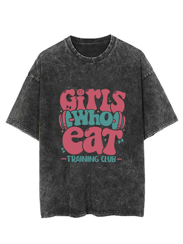 Girls Who Eat Vintage Gym Shirt