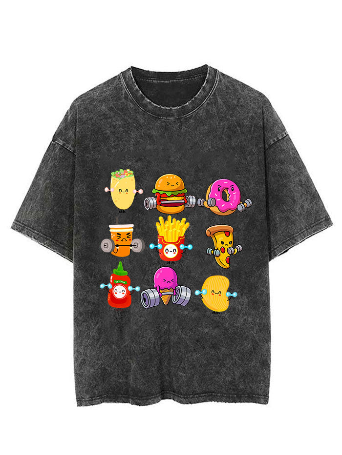 Fast Food Lifting Vintage Gym Shirt