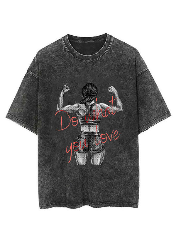 Do what you love Vintage Gym Shirt