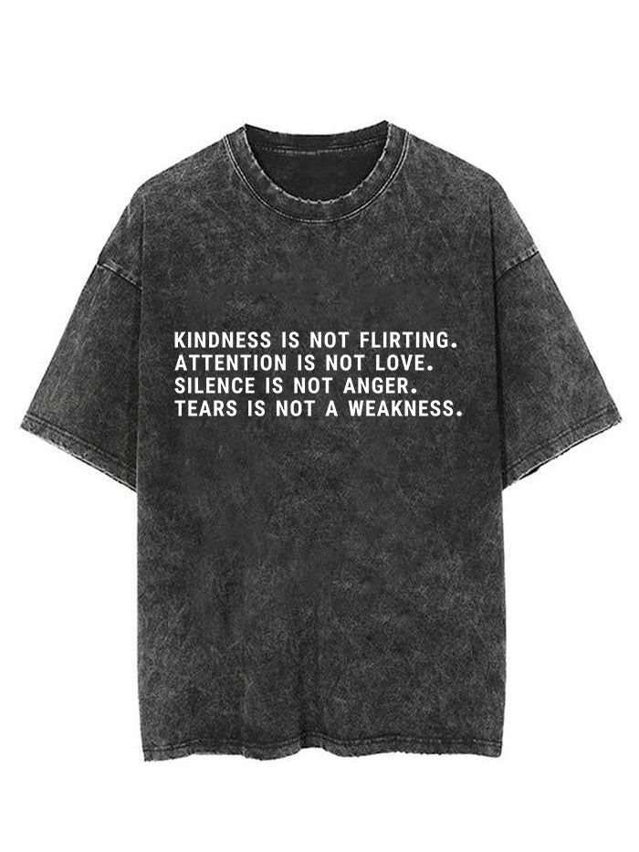kindness is not flirting Vintage Gym Shirt