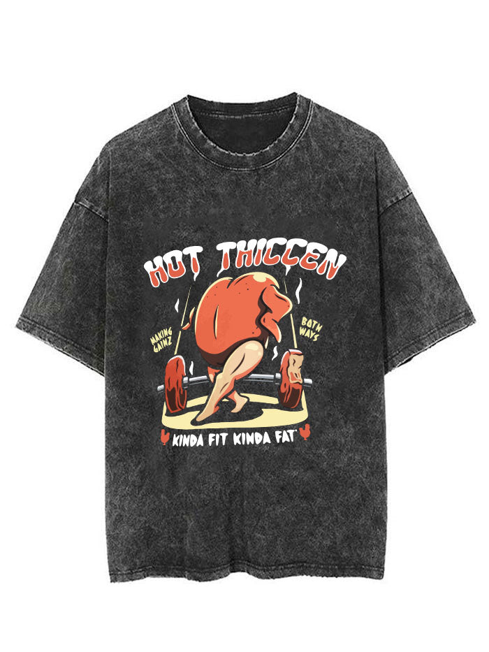 Hot Thiccen Vintage Gym Shirt