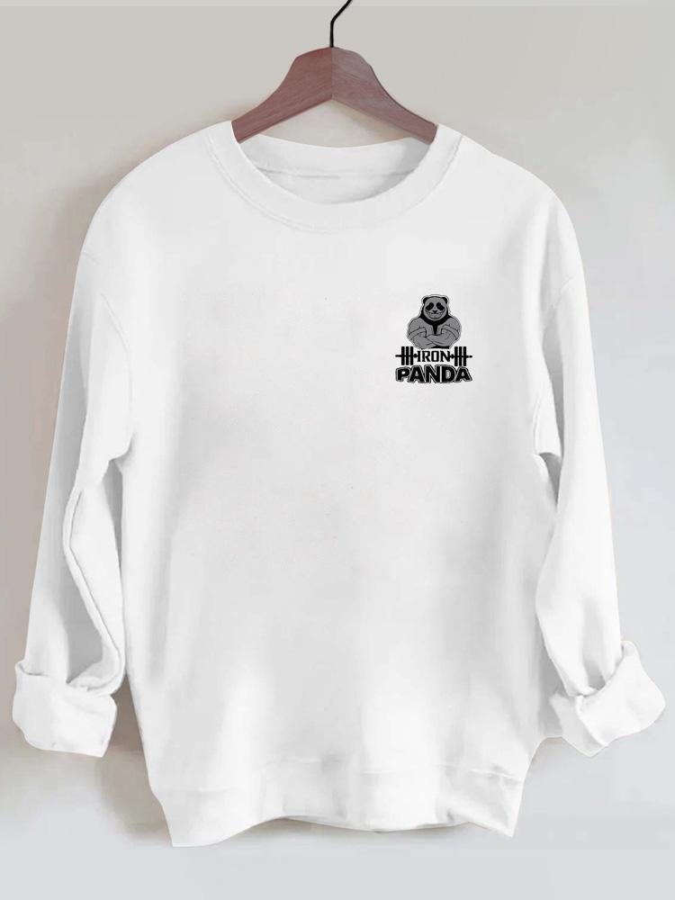 Ironpanda Brand Vintage Gym Sweatshirt