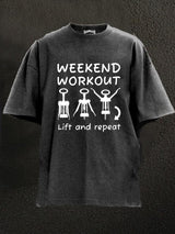 Weekend Workout Washed Gym Shirt