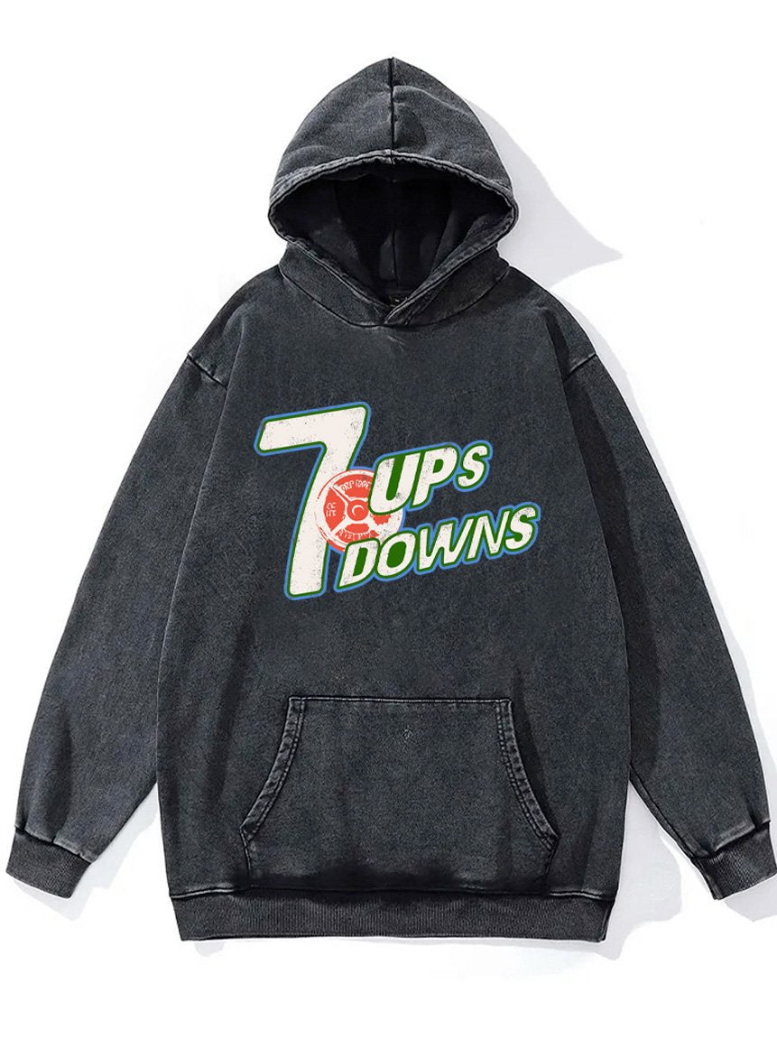 7 ups and downs Washed Gym Hoodie
