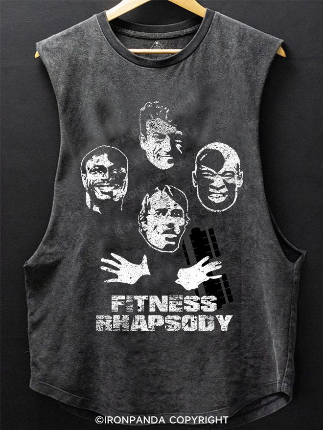 FITNESS RHAPSODY SCOOP BOTTOM COTTON TANK