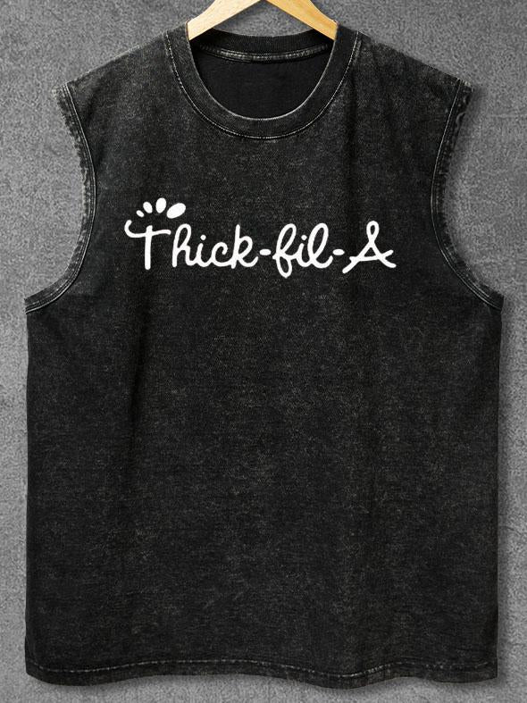 THICK-FIL-A Washed Gym Tank