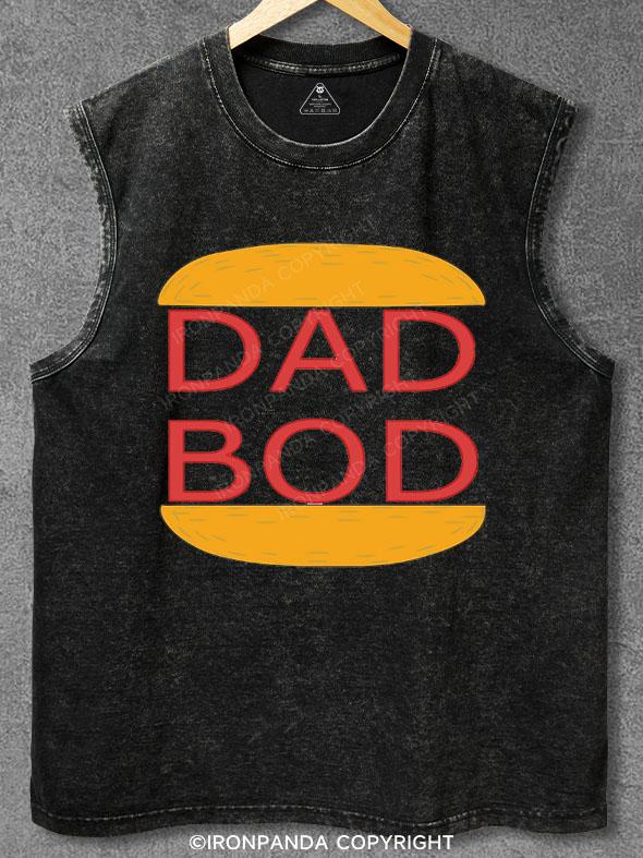 dad bod Washed Gym Tank