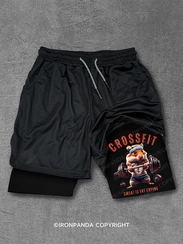 Sweat is fat crying Performance Training Shorts