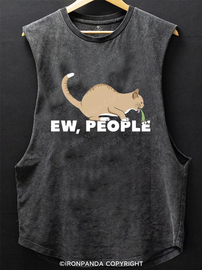 EW PEOPLE SCOOP BOTTOM COTTON TANK