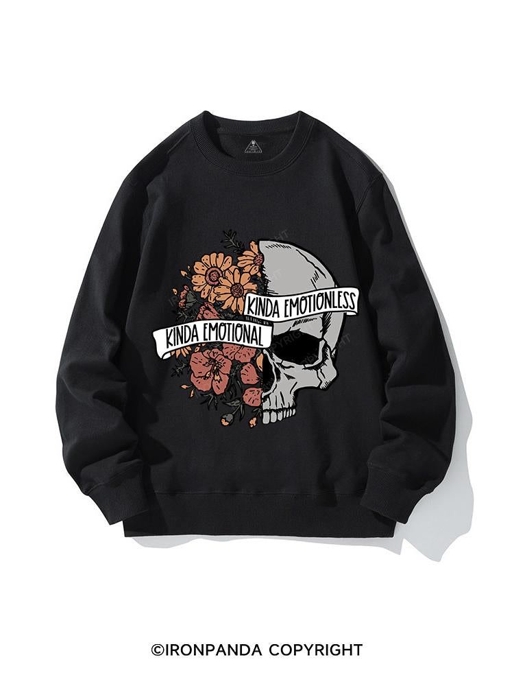 KINDA EMOTIONAL KINDA EMOTIONLESS CREWNECK Sweatshirt