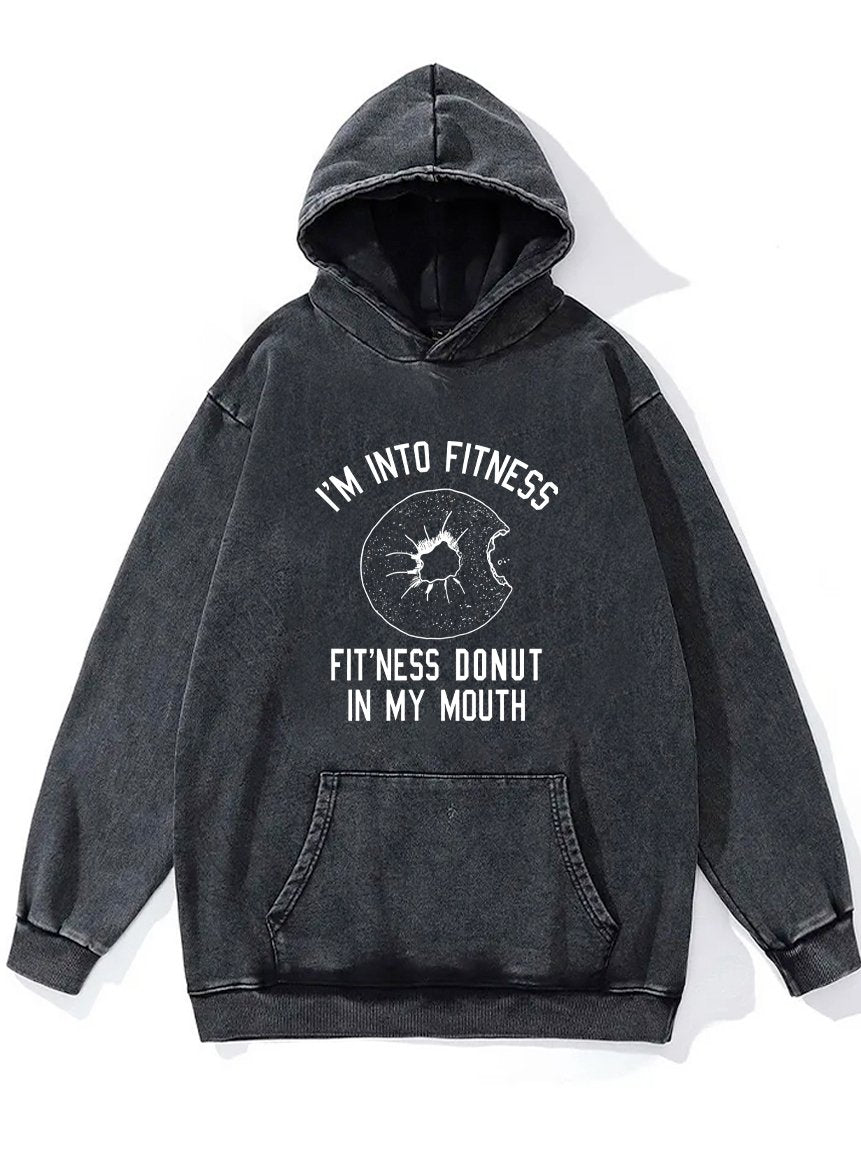 I'M INTO FITNESS Washed Gym Hoodie
