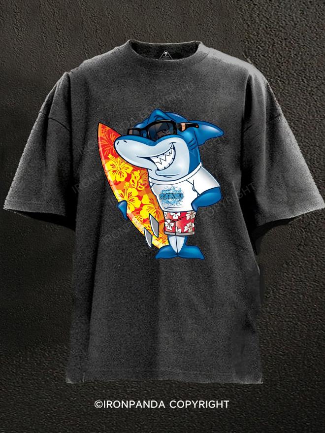 Muscle shark Washed Gym Shirt