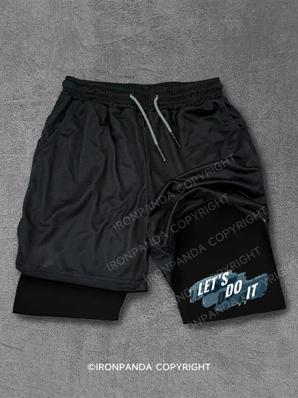let's do it Performance Training Shorts