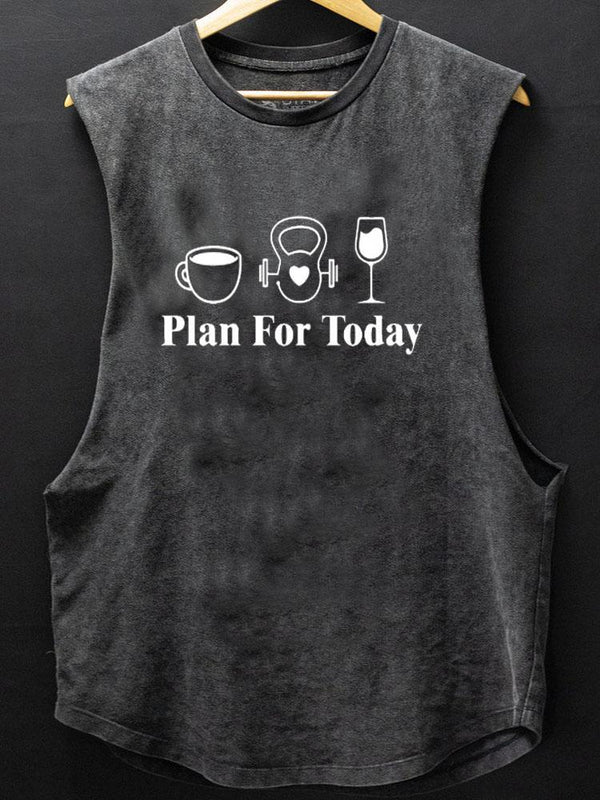 Plan for the Day Scoop Bottom Cotton Tank