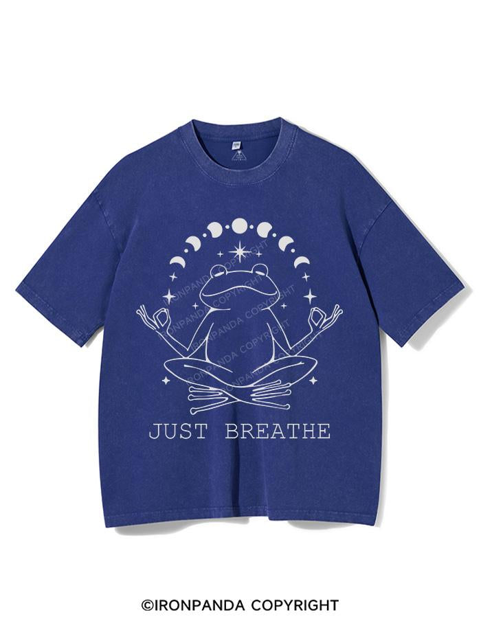JUST BREATHE VINTAGE GYM SHIRT