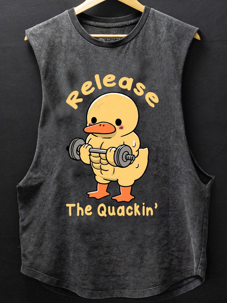 RELEASE THE QUACKIN BOTTOM COTTON TANK