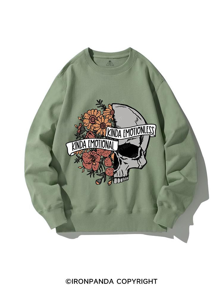 KINDA EMOTIONAL KINDA EMOTIONLESS CREWNECK Sweatshirt