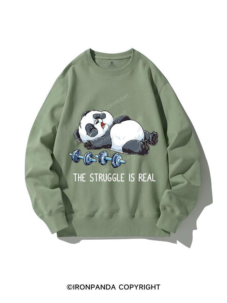 THE STRUGGLE IS REAL Vintage CREWNECK Sweatshirt