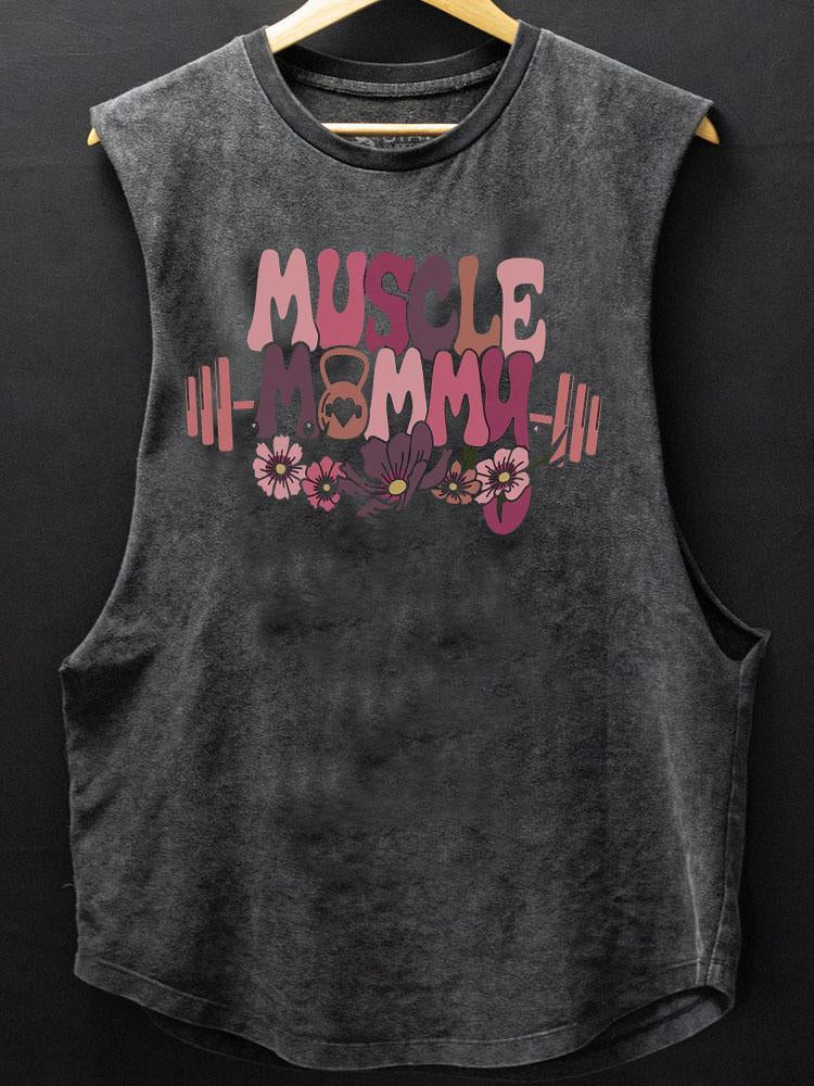 Muscle Mom  Scoop Bottom Cotton Tank