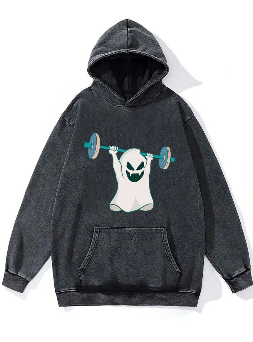 weightlifting boo Washed Gym Hoodie