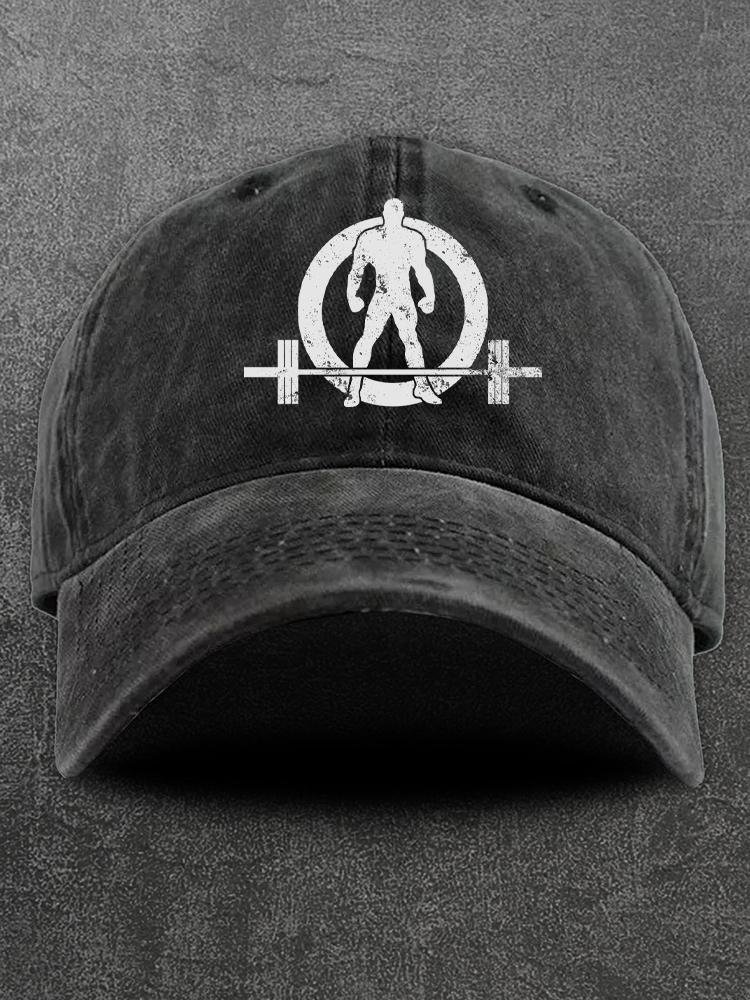 Slay The Gym Washed Gym Cap