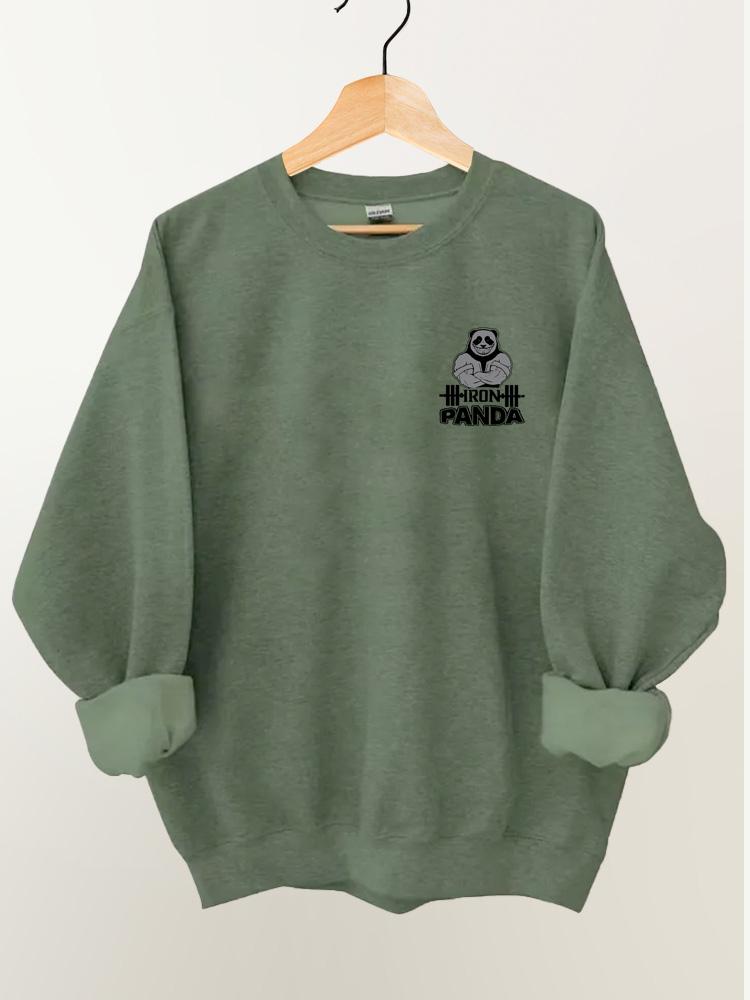 Ironpanda Brand Vintage Gym Sweatshirt