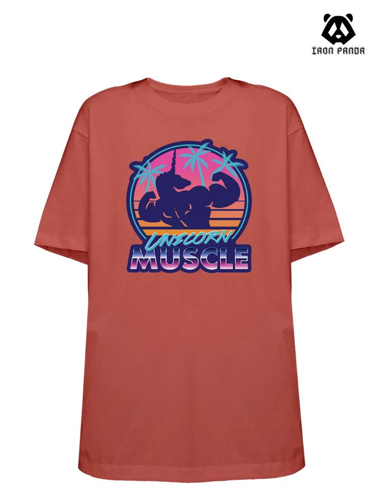 unicorn Loose fit cotton  Gym T-shirt