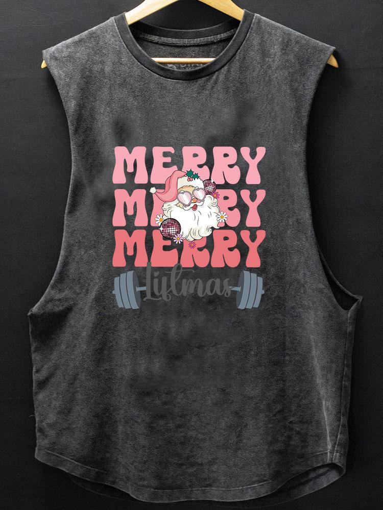 MERRY LIFTMAS SCOOP BOTTOM COTTON TANK