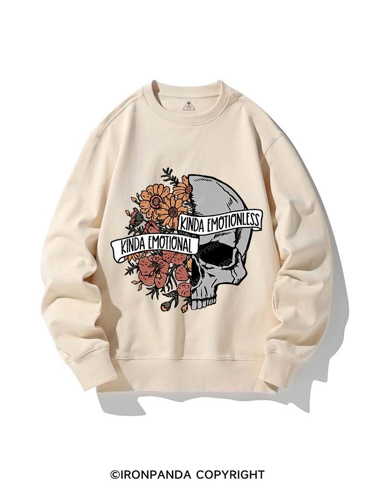 KINDA EMOTIONAL KINDA EMOTIONLESS CREWNECK Sweatshirt
