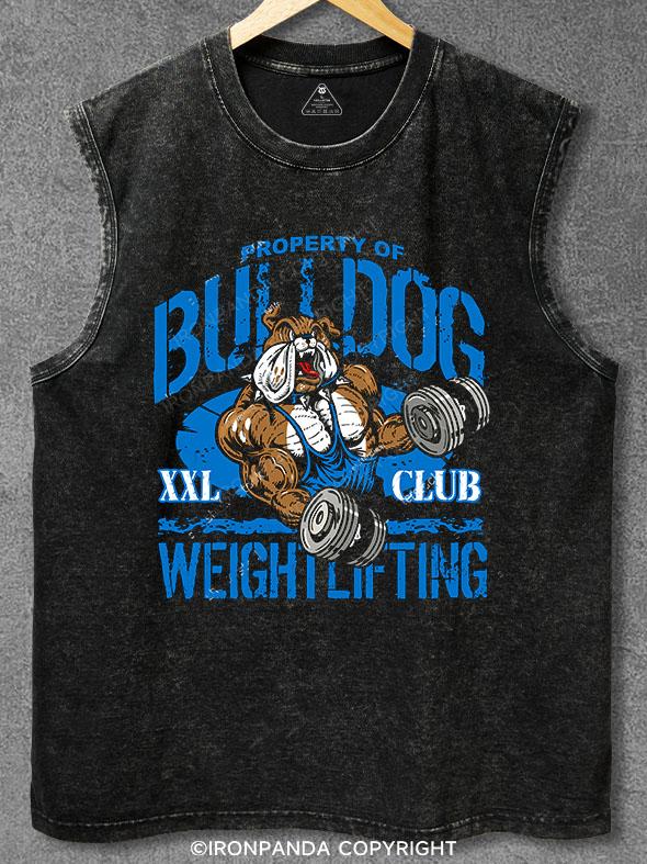 DOG WEIGHTLIFTING Washed Gym Tank