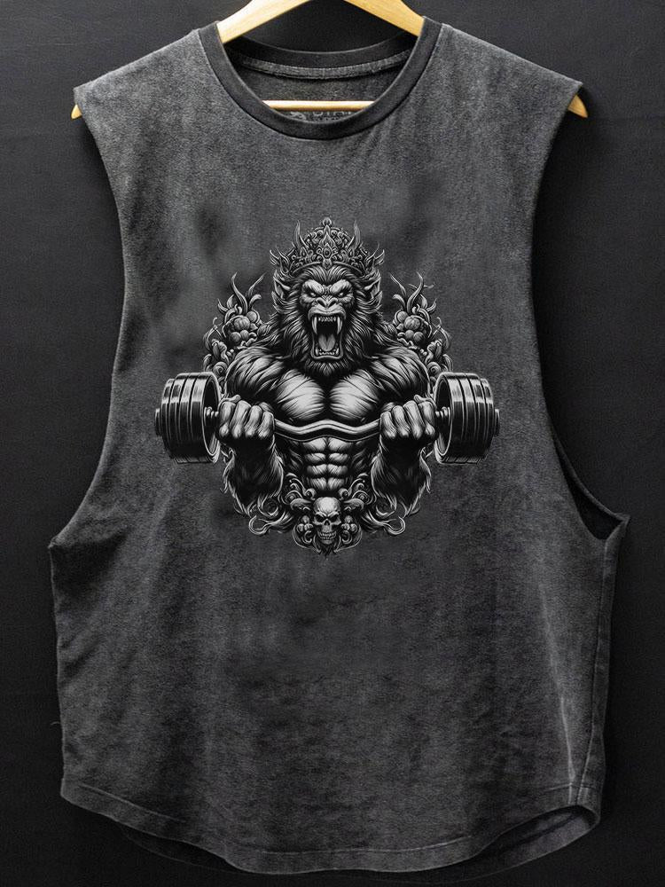 The Monkey King light weight SCOOP BOTTOM COTTON TANK
