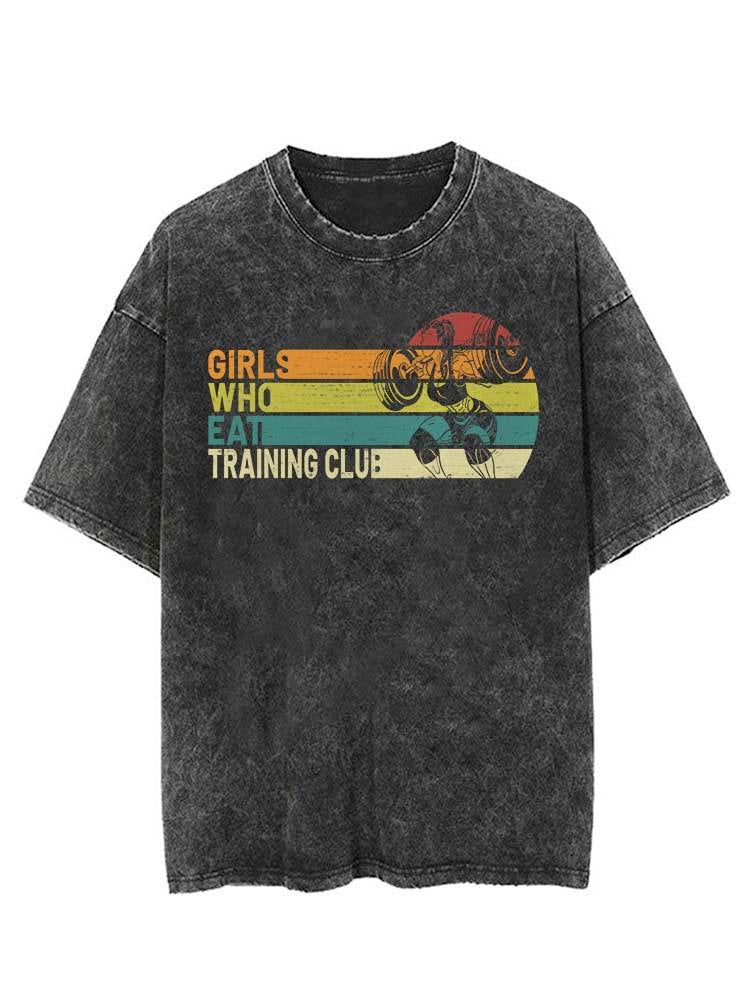 Girls Who Eat Vintage Gym Shirt