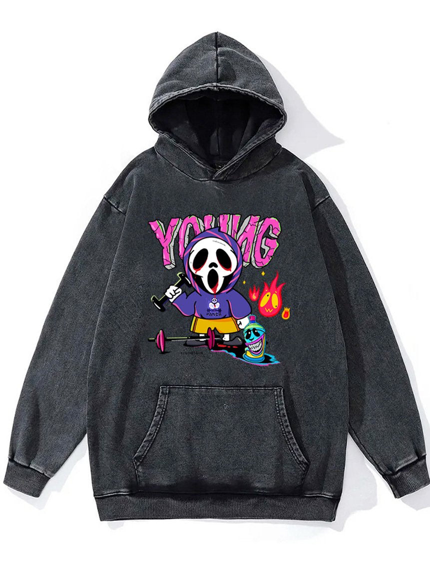 Ironpanda Brand Kuku Washed Gym Hoodie