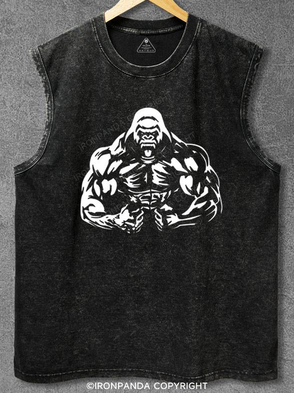 muscle Gorilla Washed Gym Tank
