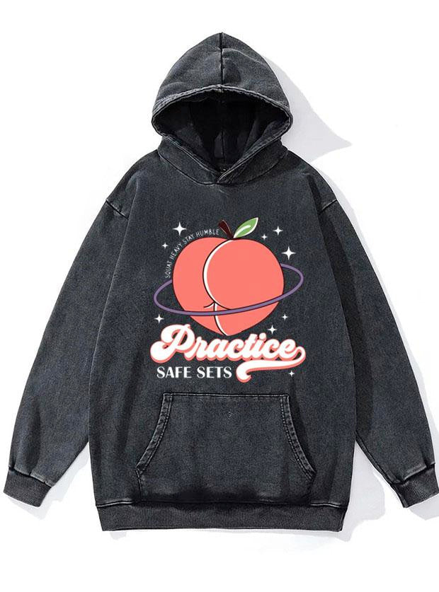 Practice Safe Sets WASHED GYM HOODIE