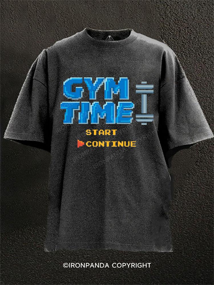 Gym Time Washed Gym Shirt