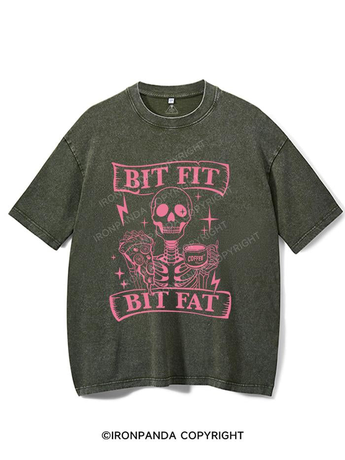 BIT FIT BIT FAT VINTAGE GYM SHIRT