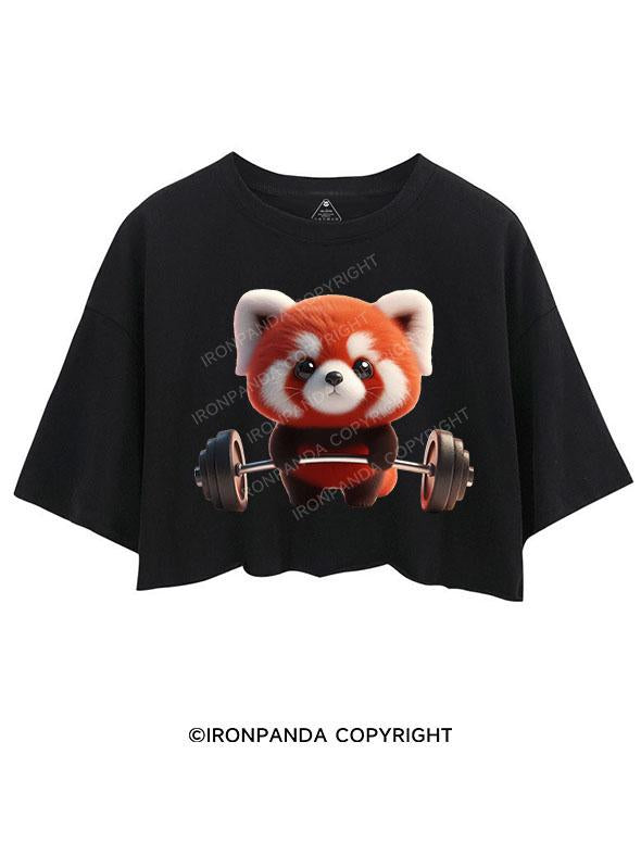 LIFTIN' RED PANDA CROP TOPS