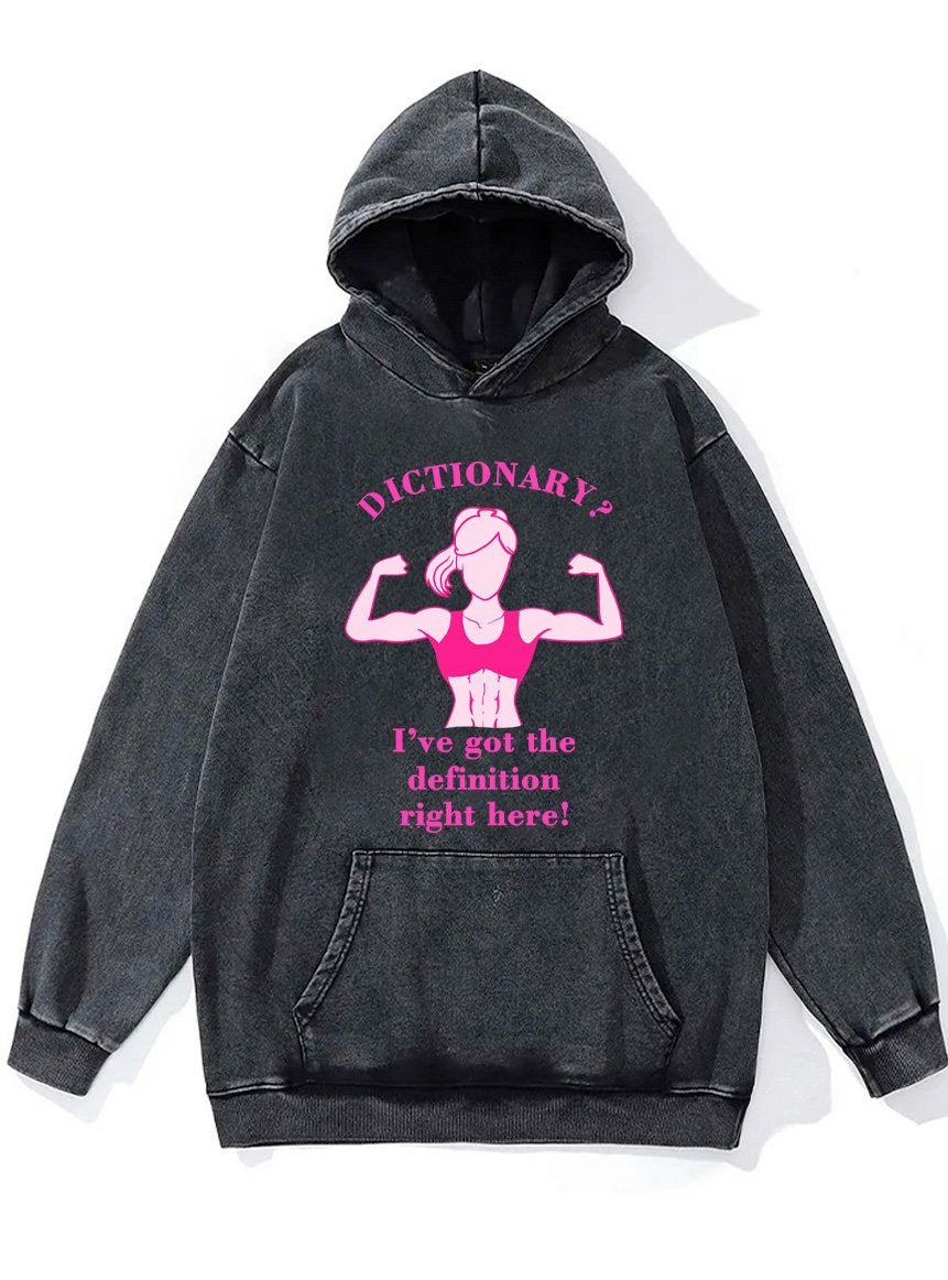 I've got the definition right here Washed Gym Hoodie