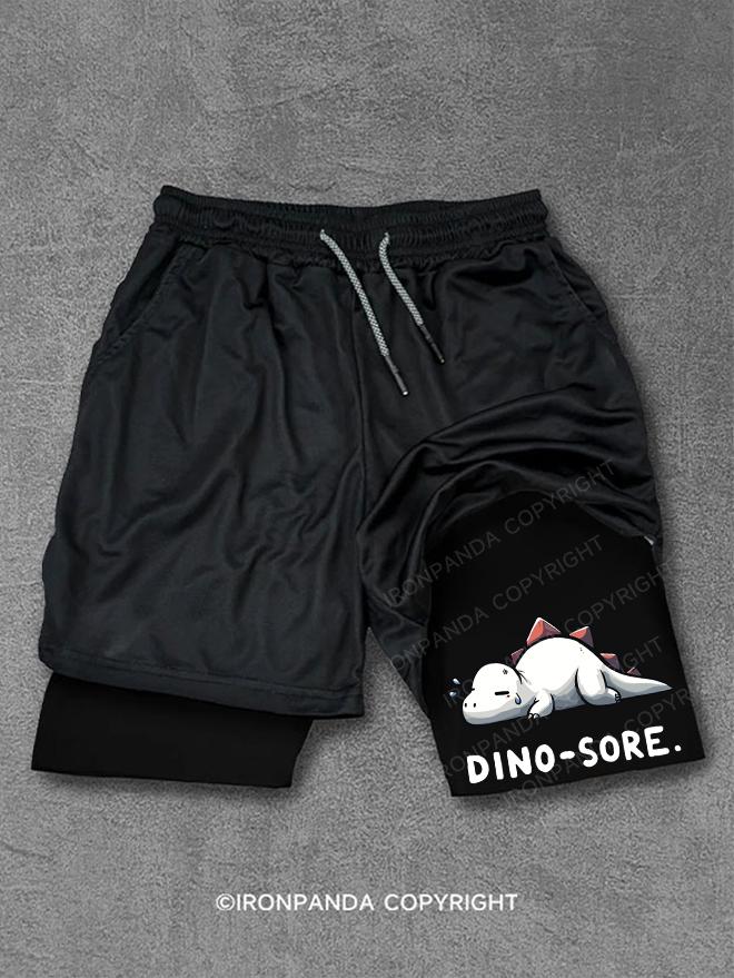Dinosaur Fitness Sore Performance Training Shorts