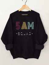 5AM Squad Club Vintage Gym Sweatshirt