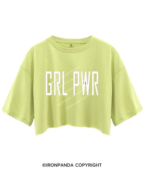 GRL PWR CROP TOPS