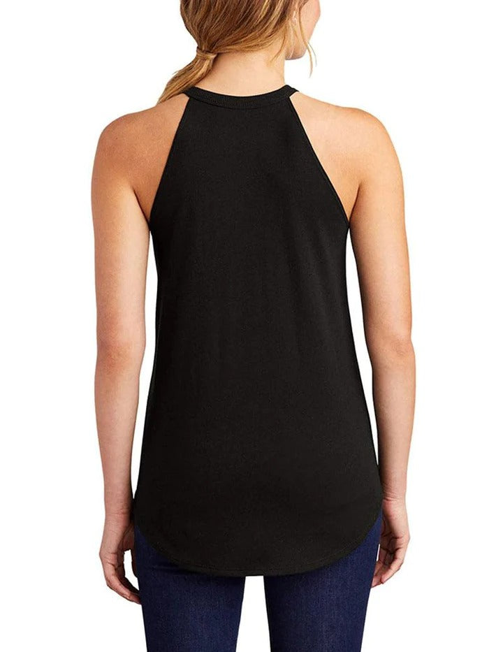 i try to lose weight but it  keeps finding me ROCKER COTTON TANK